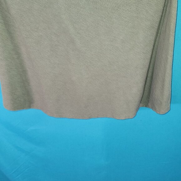Carve Designs Olive Green Knee-Length Skirt M Ruched Sides Casual Everyday Wear - Picture 3 of 12